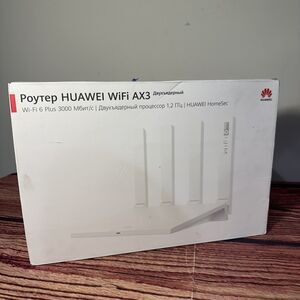 HUAWEI WS7100 WIFI 6 PLUS AX3 DUAL-CORE 3000MBPS ROUTER 1.2GHZ CPU WHITE NEW